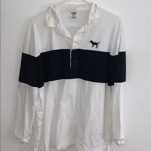 Victoria Secret Pink Rugby Polo